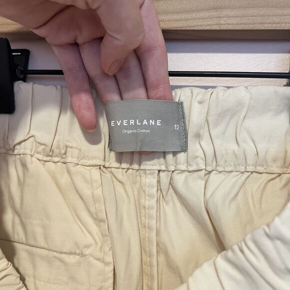 Everlane The Easy Short in Canvas Organic Cotton 5" Inseam Women's Size 12 - Picture 8 of 11
